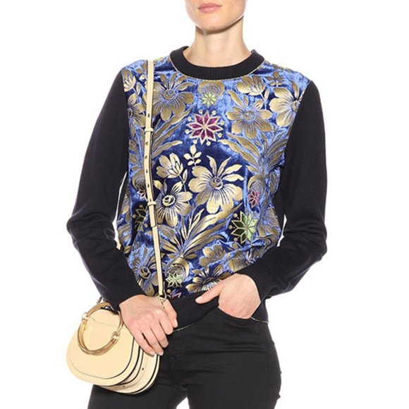 Tory Burch Hollis Floral Sweater 